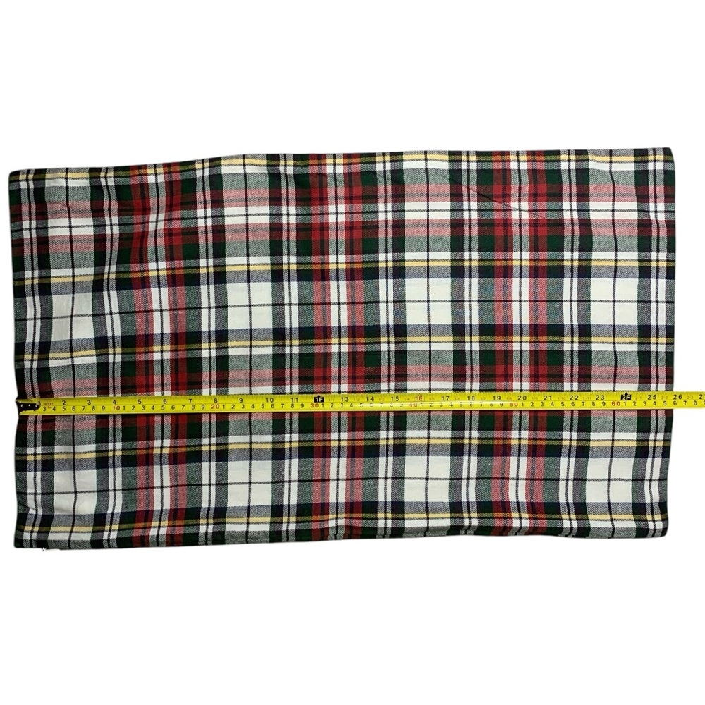 Pottery Barn Denver Plaid Pillow Cover ONLY Lumbar Size 16x26 - 1 PILLOWCASE - Picture 3 of 12